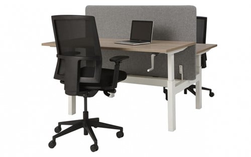 Zit sta bureau Duo handmatig verstelbaar-2