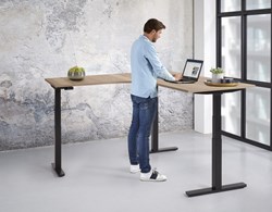 Zit sta hoekbureau elektrisch verstelbaar ProLine Ergo+