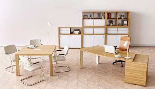 Houten kast met schuifdeuren en 1 ladeblok 115,4 x 120 x 46cm Kara-3