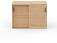 Houten kast met schuifdeur 73,5 x 100 x 46cm Kara-2