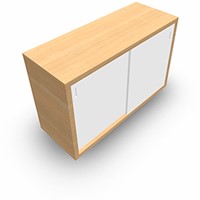 Houten kast met schuifdeur 78 x 120 x 46cm Kara-3