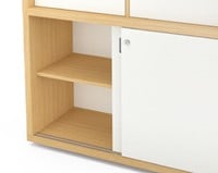 Houten-schuifdeurkast