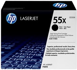 HP cartridge 55x zwart CE255X