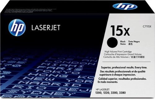 HP cartridge 15x zwart C7115X 