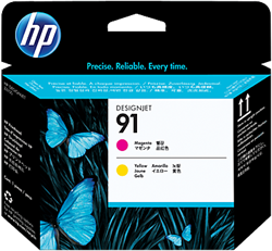 HP 91 printkop C9462A magenta + geel