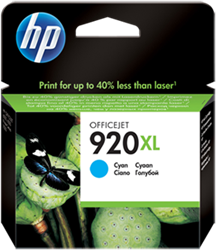 HP 920XL cartridge CD972AE cyaan