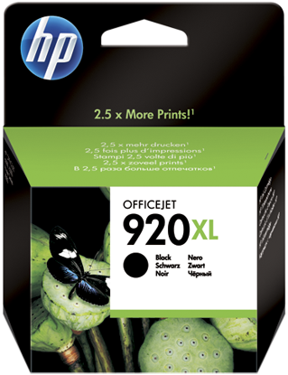 HP 920XL cartridge CD975AE zwart