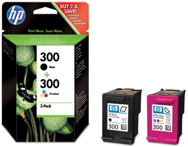 HP300 multipack zwart + kleuren CN637EE-2