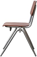 industriele-stoel-kantine-donkerbruin