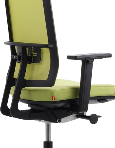 Instelbare-bureaustoel-ergonomische-werkplek
