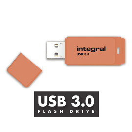 Integral Neon USB stick 64GB USB 3.0 Oranje-2