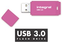 Integral Neon USB stick 64GB USB 3.0 Roze-2