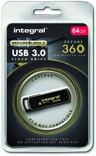 Integral secure 360 USB stick 64GB USB 3.0-2