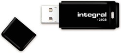 Integral USB stick 128GB USB 2.0 zwart