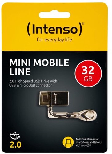 Intenso Mini Mobile USB stick 32GB USB 2.0 en micro USB-2
