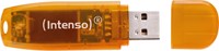 Intenso Rainbow Line USB stick 64GB USB 2.0 oranje