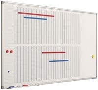 Jaarplanner met weeknummers whiteboard 60x120cm