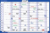 Planbord jaarplanner poster 60x90cm liggend oprolbaar-3