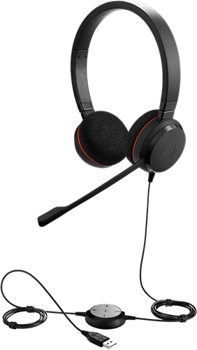Jabra Evolve 20 SE MS stereo headset USB/bedraad-3