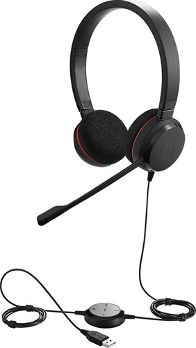 Jabra headset Evolve 20 MS Duo USB-A-3