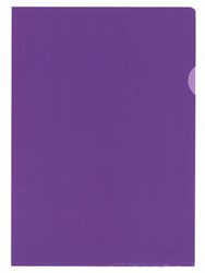 L-map A4 violet Kangaro K-34009 A4 PP 120 micron pk 10 stuks
