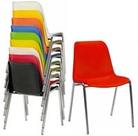 Stapelstoel ProLine Basic chroom