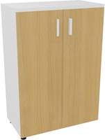 Houten kantoorkast Armand 113,5 cm hoog-2