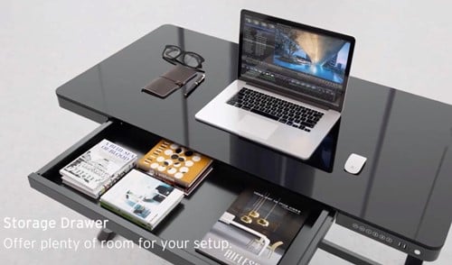 Zit sta bureau voor thuiswerken 120x60cm-3