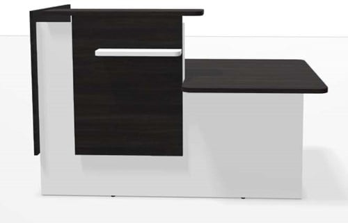 Kleine balie met bureau Free-2