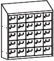 Mini locker 25 vakken Sus 255w-3