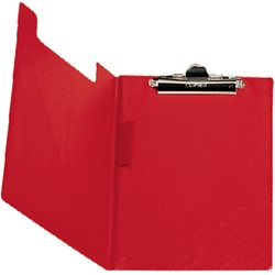Klembordmap Bantex met insteekhoes rood