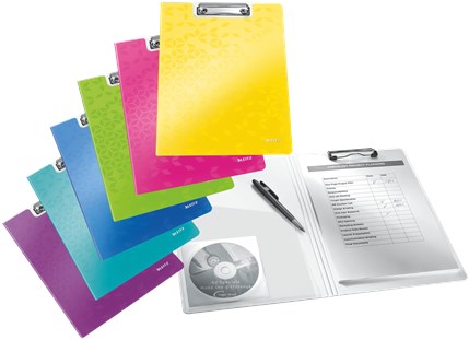 Klembord met omslag Leitz WOW ijsblauw A4-2