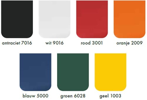 Kleur zitting en rugleuning