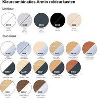 Opzetkast 100 cm breed voor roldeurkast ARMIN-3
