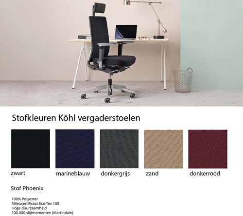Kleuren-Köhl-bureaustoelen