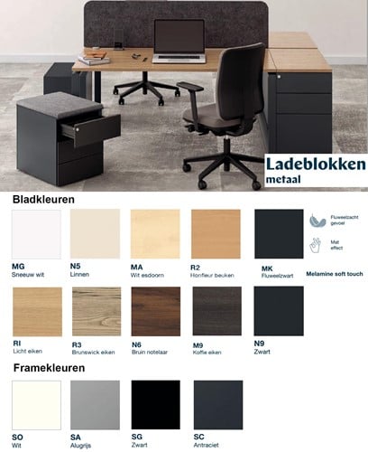 Kleuren-ladeblok-bureau