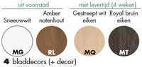 Vierkante salontafel voor kantoor of entree 70x70cm-3