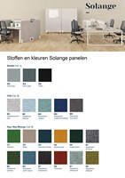 Kleuren-Solange-scheidingspanelen