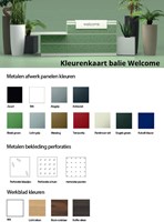 Kleurenkaart-balie-welcome-metal