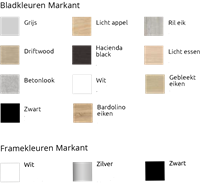 Markant Hybrid blad en framekleuren