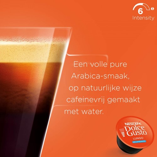Nescafé Dolce Gusto cups Lungo Decaffeinato pak van 16 koffiepads-2