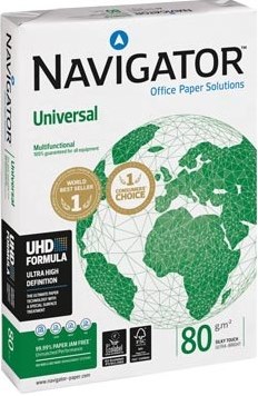 Printpapier Navigator A4 universal 80 gram storingsvrij x 500 vel wit