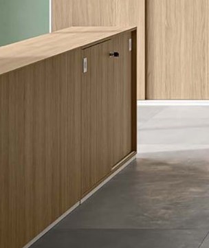 Schuifdeurkast laag 86 cm Kondo 