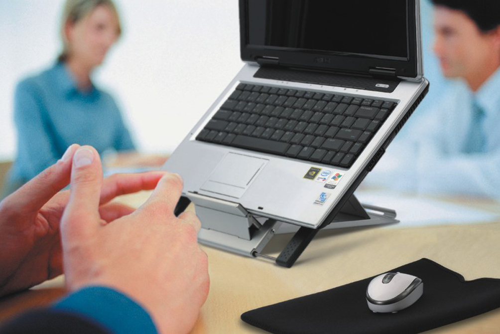 Tablet standaard en laptop standaard inéén Newstar NS-LS100-2