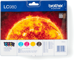 Brother LC-980VALBP toner multipack + zwart