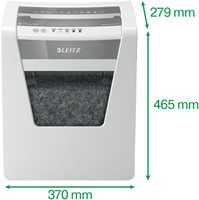 Papierversnipperaar Leitz IQ Office P5 snippers 2x15mm-2