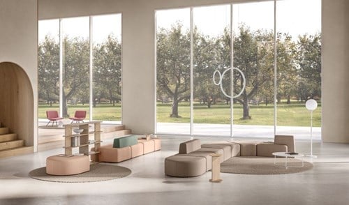 Modulaire elementen bank Lida eiland-2