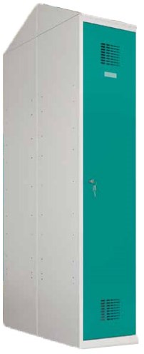 Garderobekast 1 deur 180 x 30 x 50cm met stofkap-2