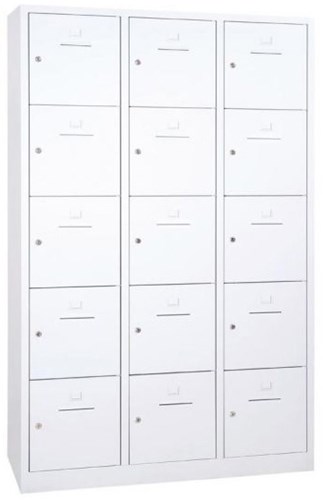 Lockerkast met 15 afsluitbare lockers-2