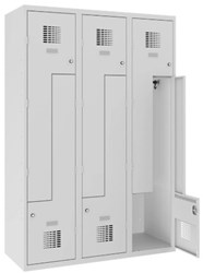 Lockerkast L deuren 120cm (180x120x50)